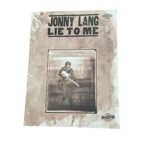 Jonny Lang Authentic Guitar TAB Book Qwik Charts Complete Solos Lie To Me 1997